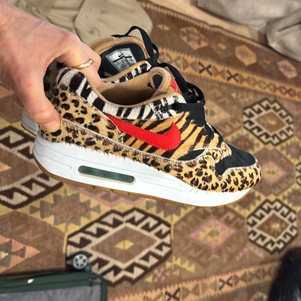 Nike Animal Print Air Max with Red Swoosh